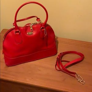 Red Coach Bag
